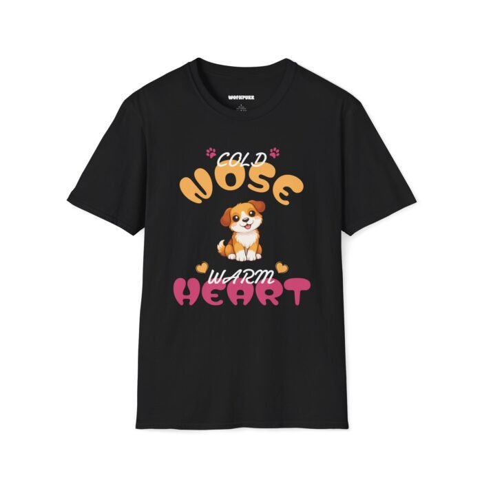 Cute Dog Lovers Cold Nose Warm Heart T-shirt